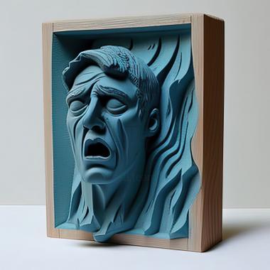 3D модель Ніколь Айзенман, американська художниця (STL)